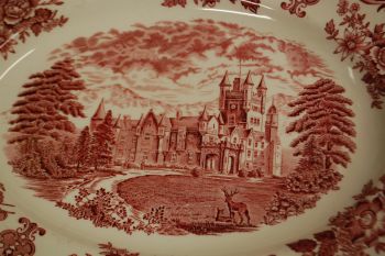 (n-5318/11) Enoch Wedgwood, Royal homes of Britain, suur ovaalne  vaagen 2