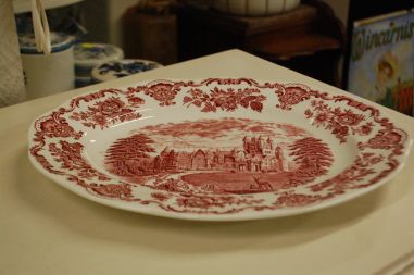 (n-5318/11) Enoch Wedgwood, Royal homes of Britain, suur ovaalne  vaagen