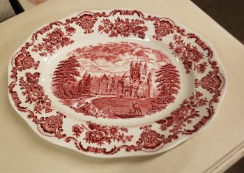 (n-5318/11) Enoch Wedgwood, Royal homes of Britain, suur ovaalne  vaagen