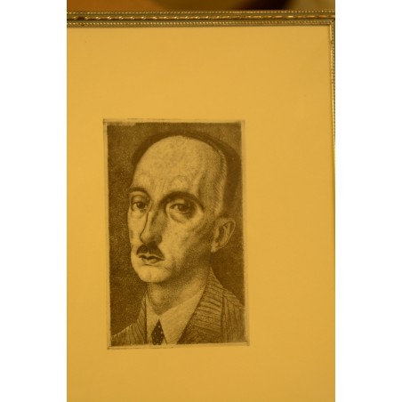 (P-640) Viiralt, trükirepro F.Mauriaci portree. Ofort. 1928