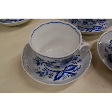 (n-5326/2)  Original Bohemia sibulamustriga kohvitassid, 6tk