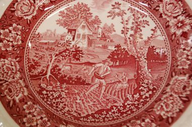 (n-5329/3) Villeroy & Boch Rusticana punased supi-pastataldrikud, 4tk