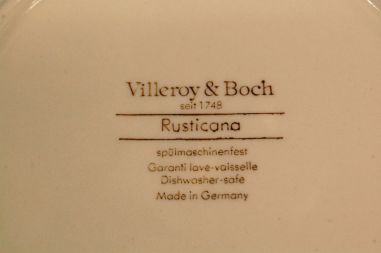 (n-5329/3) Villeroy & Boch Rusticana punased supi-pastataldrikud, 4tk