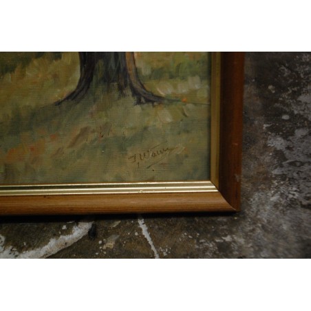 (P-872) Õlimaal lõuendil, mets