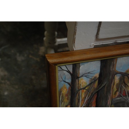 (P-872) Õlimaal lõuendil, mets