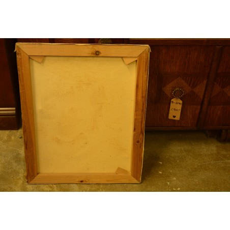 (P-505) Portree, õlimaal, raamita, signeeritud