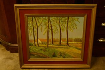 (9-492/2) Õlimaal raamitud, signeeritud