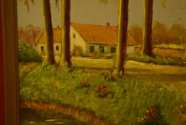 (9-492/2) Õlimaal raamitud, signeeritud