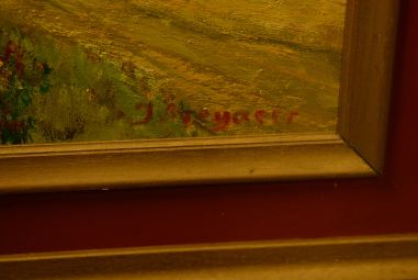 (9-492/2) Õlimaal raamitud, signeeritud