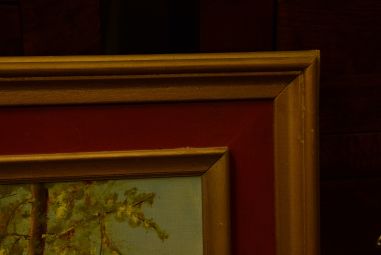 (9-492/2) Õlimaal raamitud, signeeritud