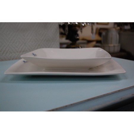 (8-1248) Nicky Vankets portselanist taldrikute komplekt, 4+4tk