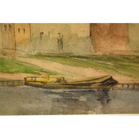 (P-884) Raamitud akvarell, signeeritud