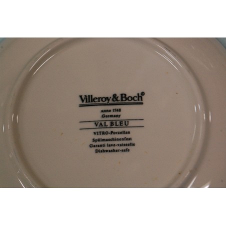 (n-5041/1) Villeroy & Boch Old Val Bleu  kohvitassid-taldrikud, 5tk