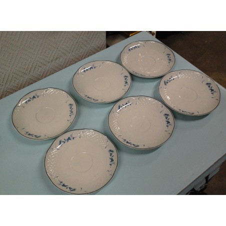 (n-5041/1) Villeroy & Boch Old Val Bleu  kohvitassid-taldrikud, 5tk