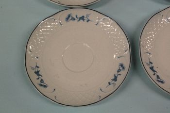 (n-5041/1) Villeroy & Boch Old Val Bleu  kohvitassid-taldrikud, 5tk 2