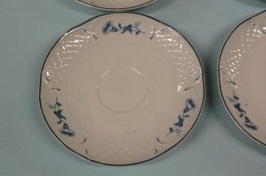 (n-5041/1) Villeroy & Boch Old Val Bleu  kohvitassid-taldrikud, 5tk