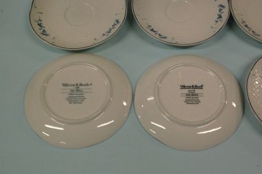 (n-5041/1) Villeroy & Boch Old Val Bleu  kohvitassid-taldrikud, 5tk