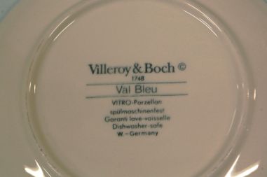 (n-5041/1) Villeroy & Boch Old Val Bleu  kohvitassid-taldrikud, 5tk