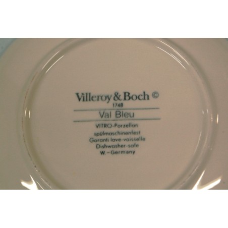 (n-5041/1) Villeroy & Boch Old Val Bleu  kohvitassid-taldrikud, 5tk