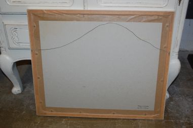 (P-892) Raamitud maal, signeeritud