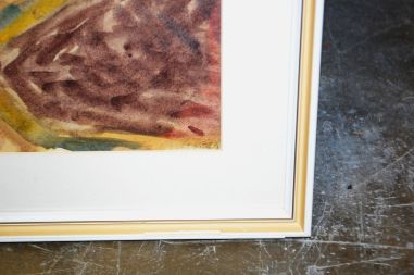 (P-892) Raamitud maal, signeeritud