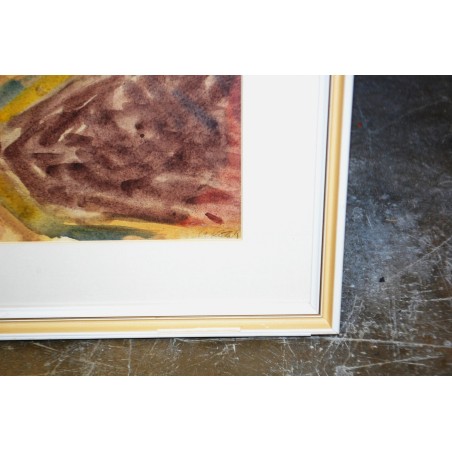 (P-892) Raamitud maal, signeeritud