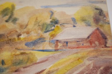 (P-892) Raamitud maal, signeeritud