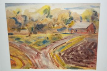 (P-892) Raamitud maal, signeeritud 2