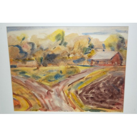 (P-892) Raamitud maal, signeeritud