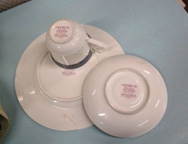 (n-2308) Villeroy&Boch, Villa Adriana kohvitass-taldrikud, komplekt