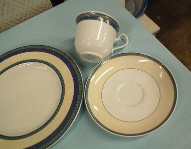 (n-2308) Villeroy&Boch, Villa Adriana kohvitass-taldrikud, komplekt