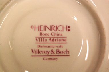 (n-2308) Villeroy&Boch, Villa Adriana kohvitass-taldrikud, komplekt