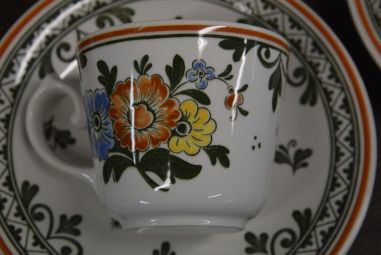 (n-4592/14) Villeroy & Boch Alt Amsterdam kohvitassid-taldrikud, 6tk