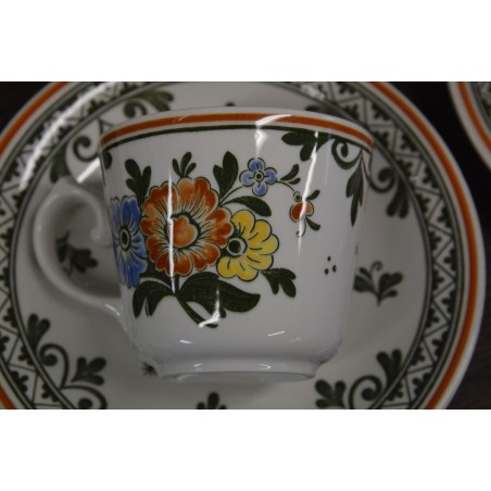 (n-4592/14) Villeroy & Boch Alt Amsterdam kohvitassid-taldrikud, 6tk