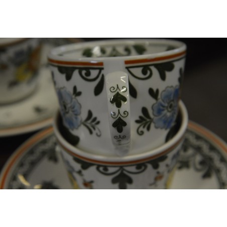 (n-4592/14) Villeroy & Boch Alt Amsterdam kohvitassid-taldrikud, 6tk