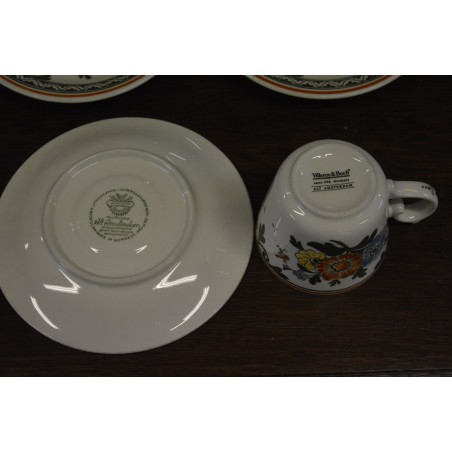 (n-4592/14) Villeroy & Boch Alt Amsterdam kohvitassid-taldrikud, 6tk