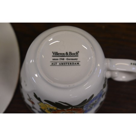 (n-4592/14) Villeroy & Boch Alt Amsterdam kohvitassid-taldrikud, 6tk