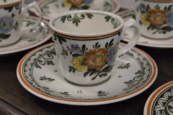 (n-4592/14) Villeroy & Boch Alt Amsterdam kohvitassid-taldrikud, 6tk 2