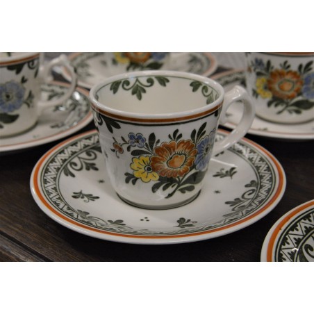(n-4592/14) Villeroy & Boch Alt Amsterdam kohvitassid-taldrikud, 6tk