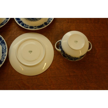 (n-2538/1) Arsberg, puljongitassid-taldrikud, 4tk