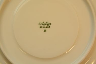 (n-2538/1) Arsberg, puljongitassid-taldrikud, 4tk