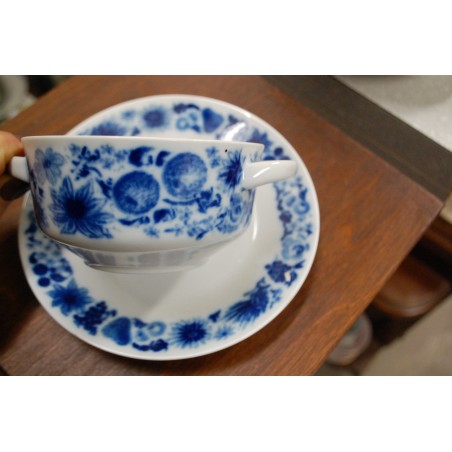 (n-2538/1) Arsberg, puljongitassid-taldrikud, 4tk