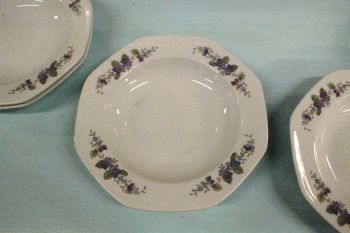 (n-2955/3) Bavaria, Seltmann Weiden, kannikestega supi-pastataldrikud, 5tk 2