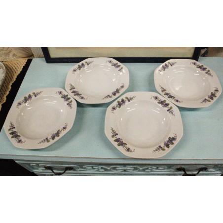 (n-2955/2) Bavaria, Seltmann Weiden, kannikestega supi-pastataldrikud, 4tk