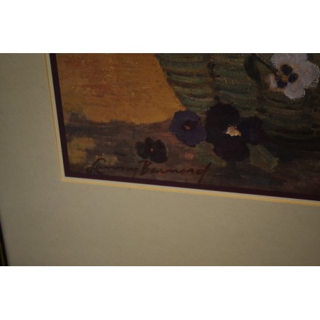 (n-5607) Ilus lilledega raamitud repro