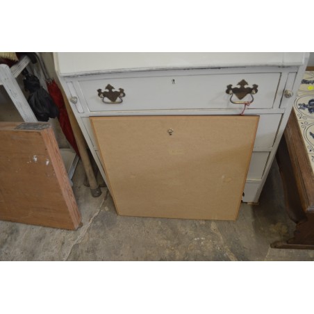 (n-5607) Ilus lilledega raamitud repro