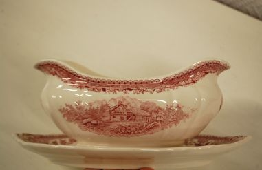 (n-5631) Villeroy&Boch Burgenland punane kastmenõu