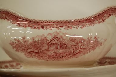 (n-5631) Villeroy&Boch Burgenland punane kastmenõu