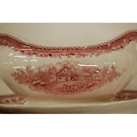 (n-5631) Villeroy&Boch Burgenland punane kastmenõu