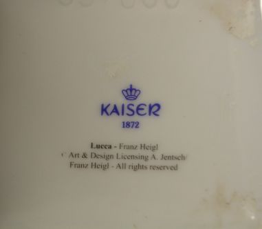 (n-5635) Kaiser, Franz Heigl suur vaas "Lucca"